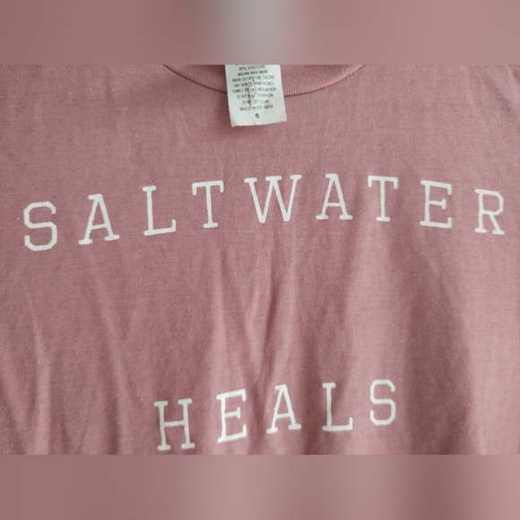 COASTAL CLASSICS PUERTO RICO Beach Summer T-Shirt SALTWATER HEALS EVERYTHING SM - Picture 14 of 16